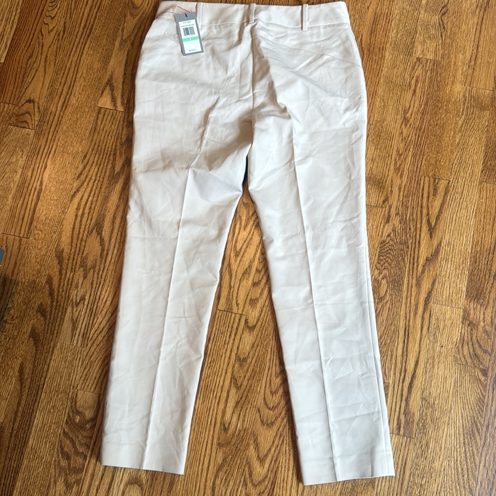 CHAUS New York ivory DENA flat front dress pants - Picture 3 of 4